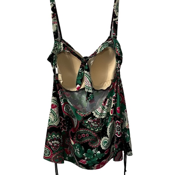 Septangle Plus Size Tankini Bathing Suite Top Size 18W - Picture 3 of 9